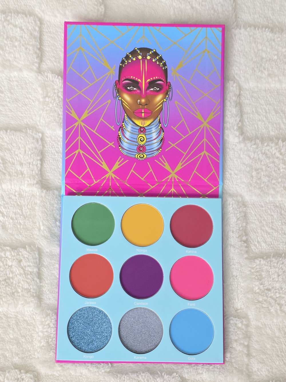 JUVIA'S PLACE THE WARRIOR III PRESSED POWDER EYESHADOW PALETTE NWOB